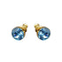 Auskari "Klasika (Aquamarine Blue)" ar Swarovski™ kristāliem